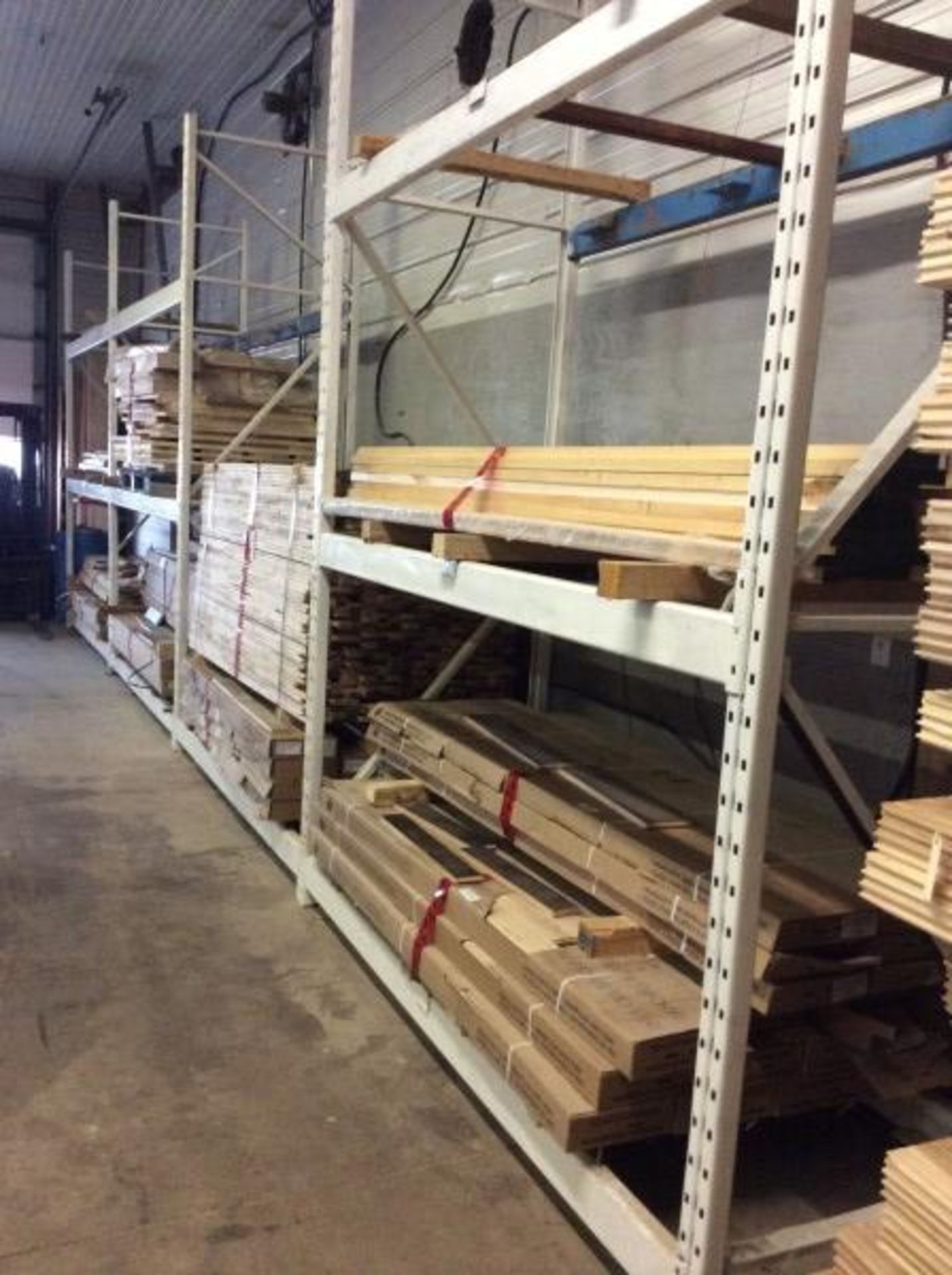 5 PALLET RACK SECTIONS - 8' BEAMS & APROX 11' HIGH - A - Image 2 of 2