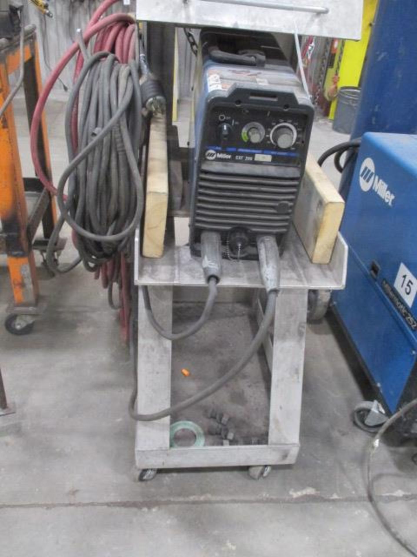 Miller CST280 Stick Welder on Mobile Stand - Image 5 of 5