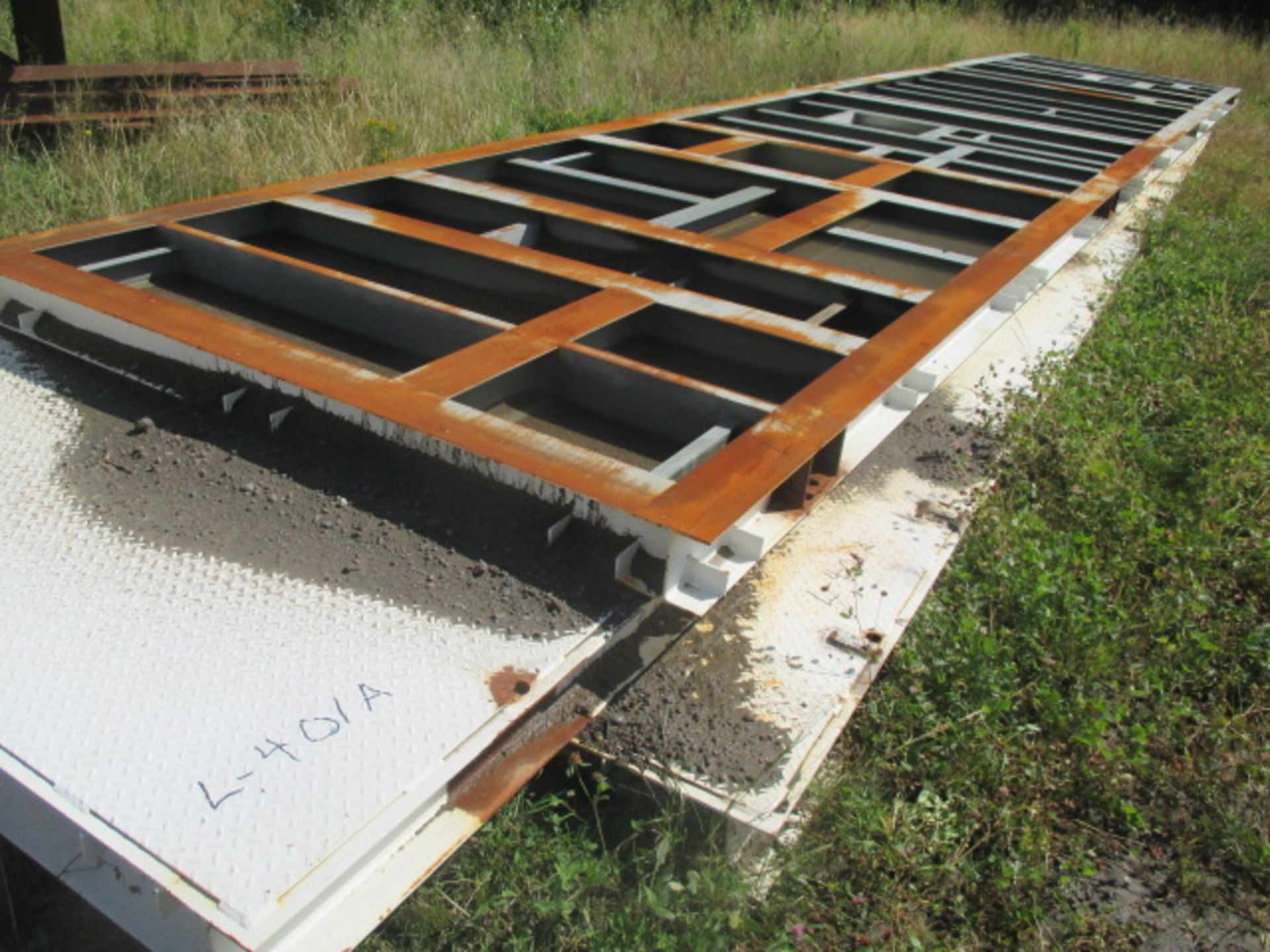 3 - Steel and 'i" beam platforms aprox 40' x 8'