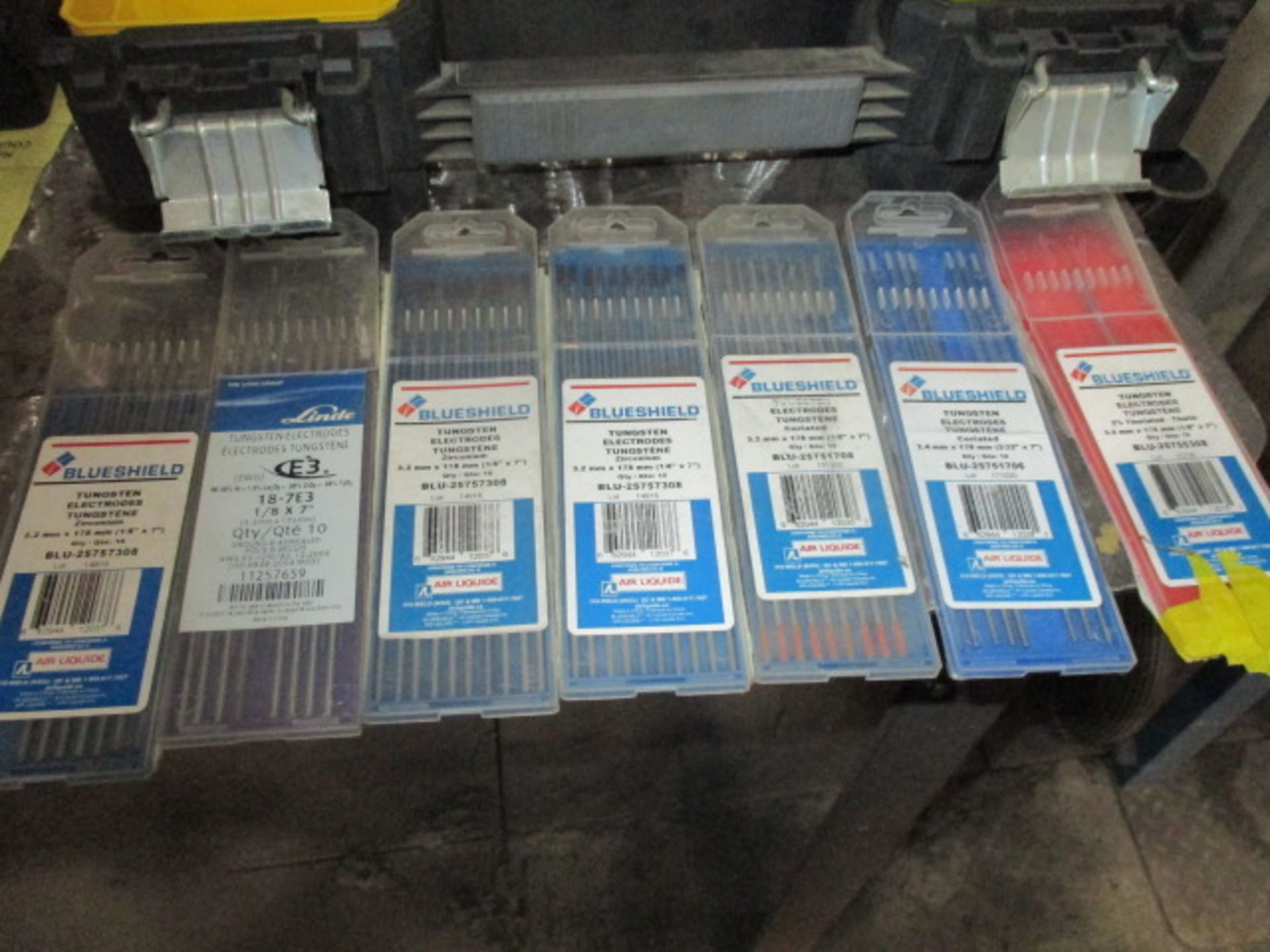 Metal Table and Contents, Grinding Discs, Repair Kits, Electrodes, Etc