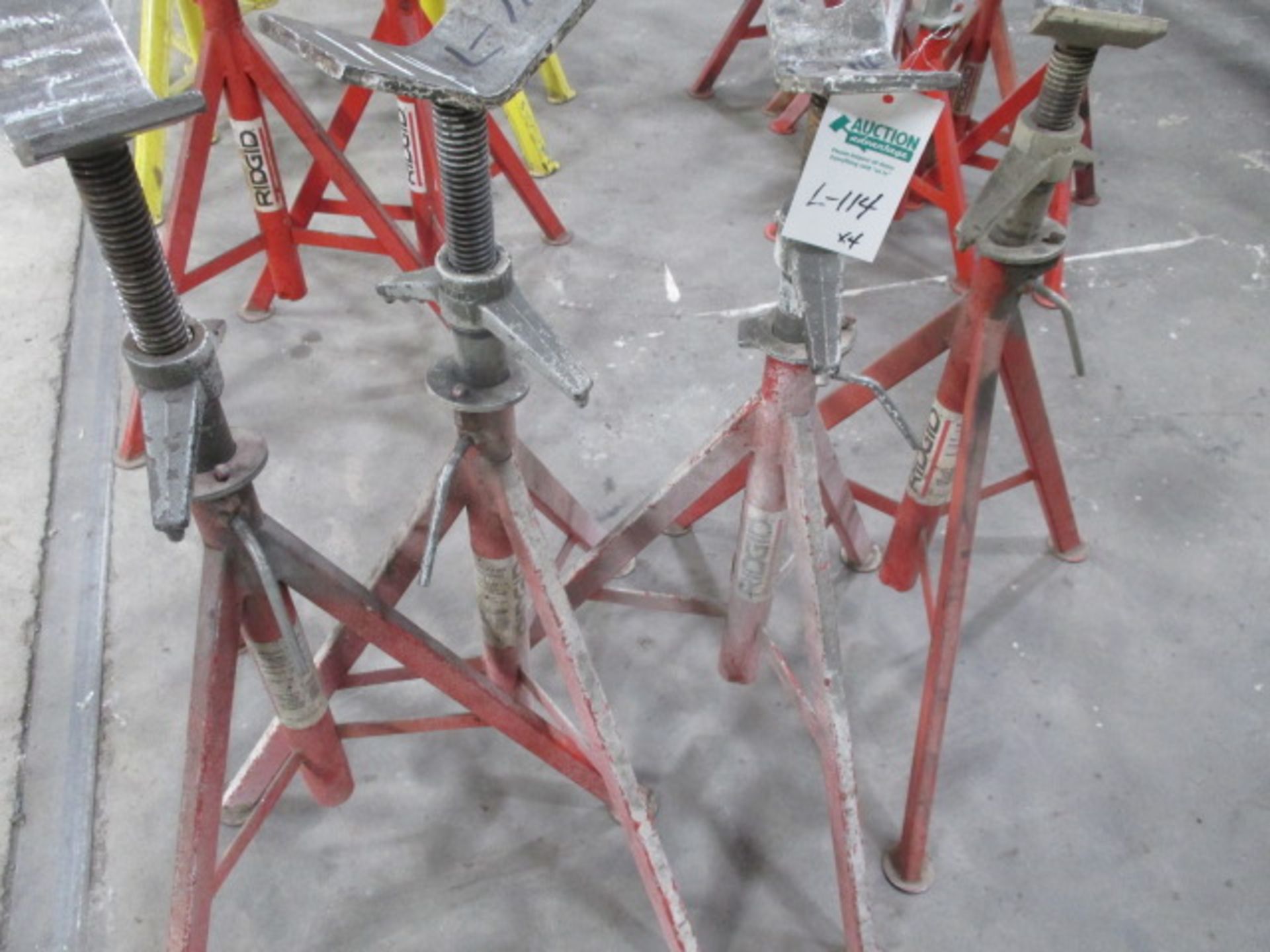 4 - Rigid Adjustable Pipe Stands 2'