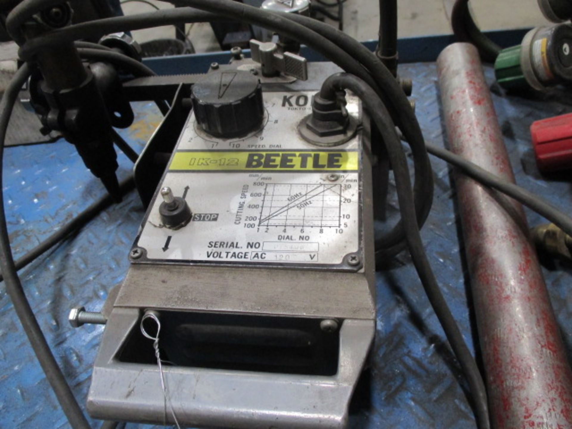 Koike IK-12 Beetle Portable Gas Cutting Machine and Base Plates