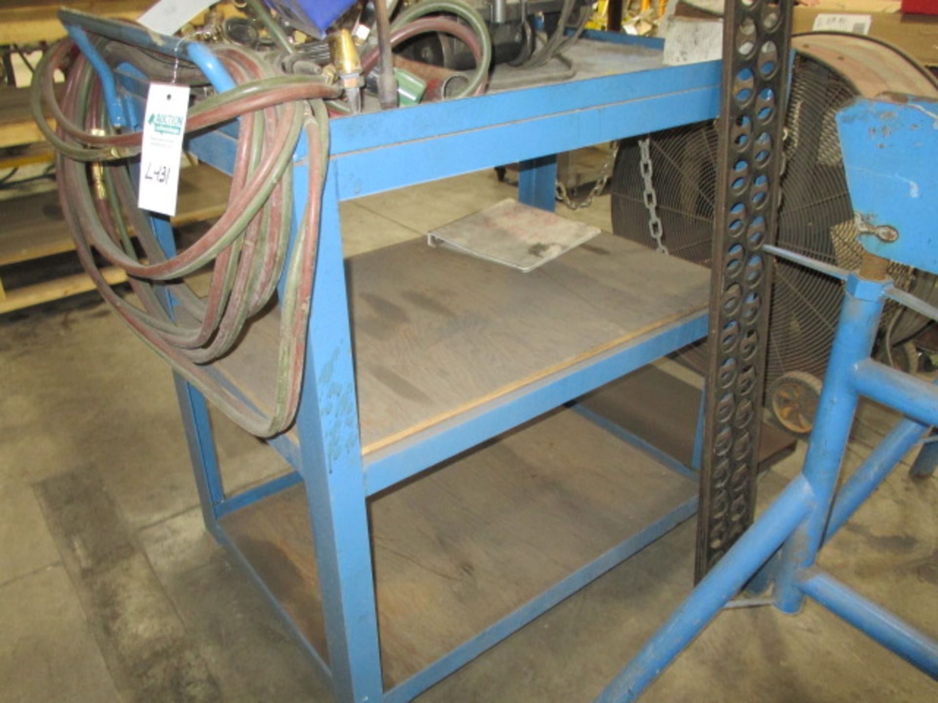 Mobile Metal Cart Approx 24" X 36"