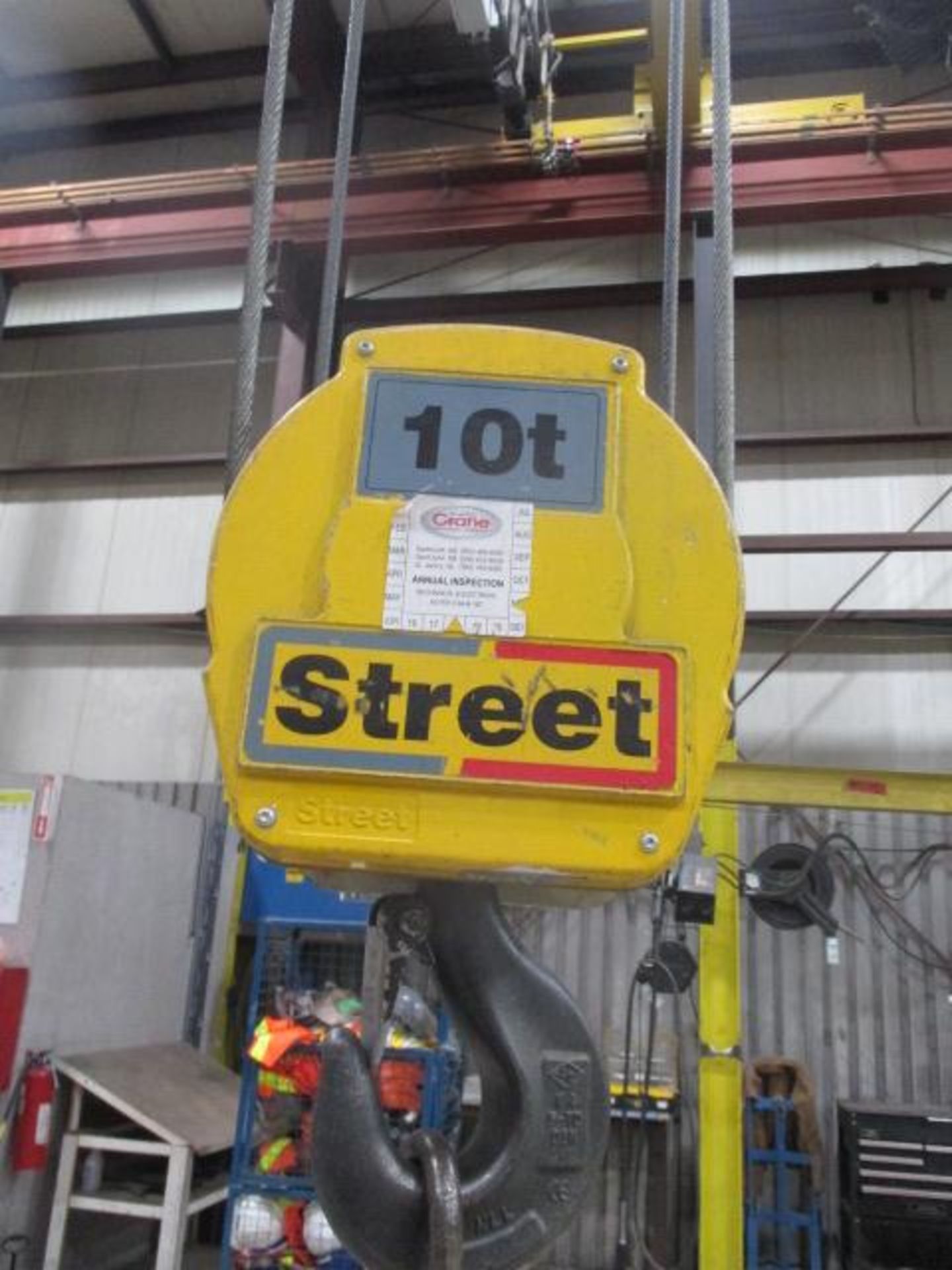 Street 10 Ton Overhead Crane