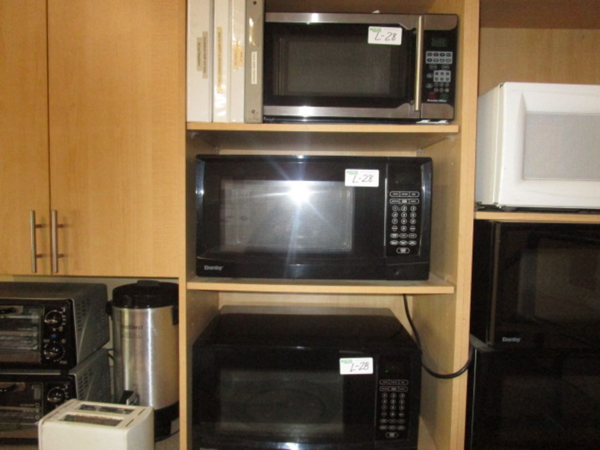 2 Danby Microwaves and 1 Proctor Silex Microwave