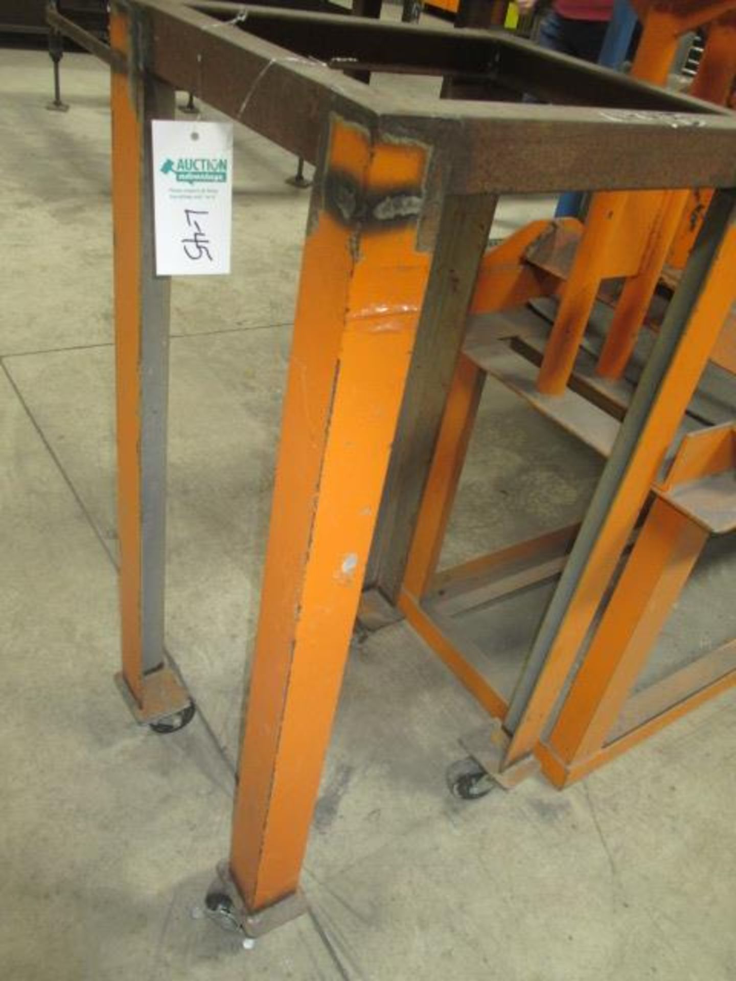 14' X 2' Pipe Stand , 16"w X 18 1/2"L X 39"H Mobile Equipment Stand - Image 3 of 4