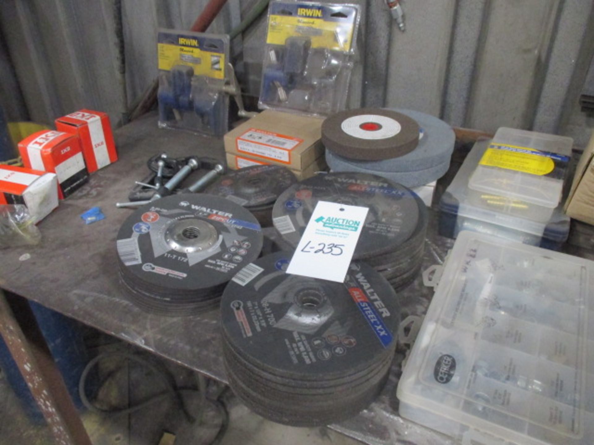 Metal Table and Contents, Grinding Discs, Repair Kits, Electrodes, Etc - Image 4 of 4