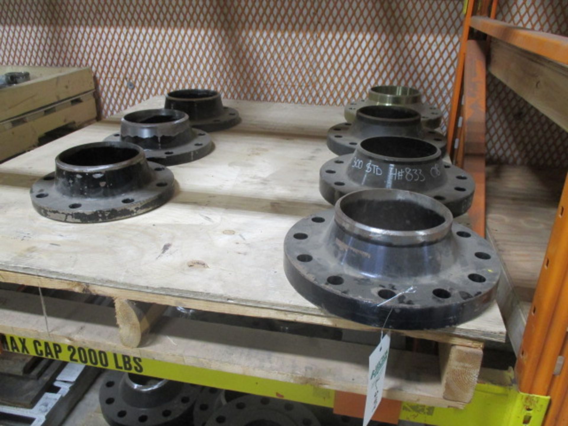 Lot of 7 - 6" X 10" and 6" X 12" flanges - Image 2 of 2