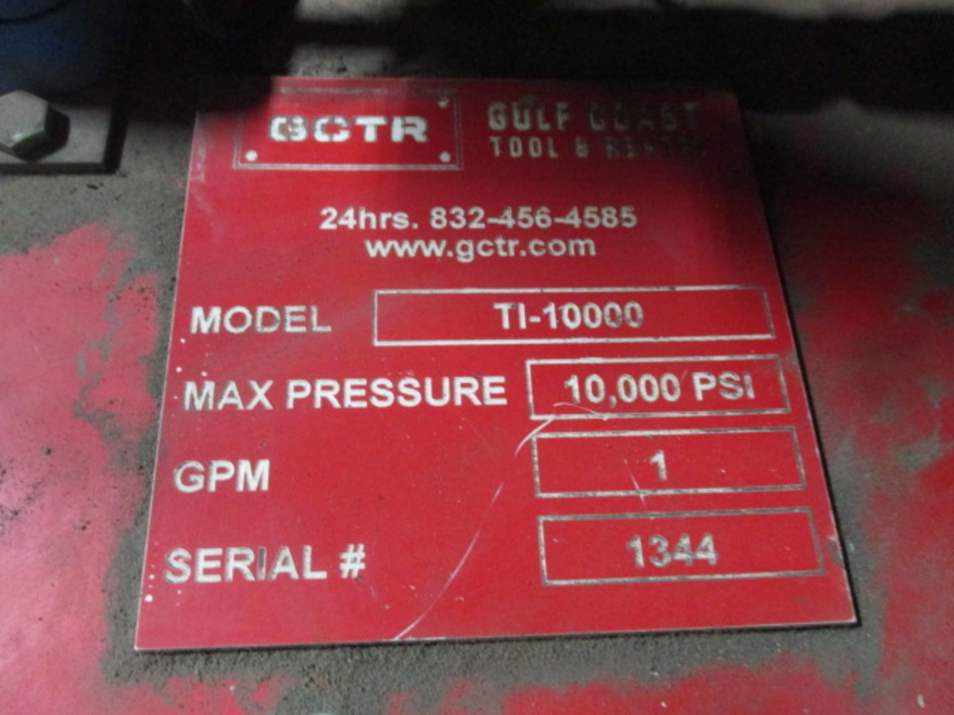 GCTR Hydraulic Test System - Image 2 of 5