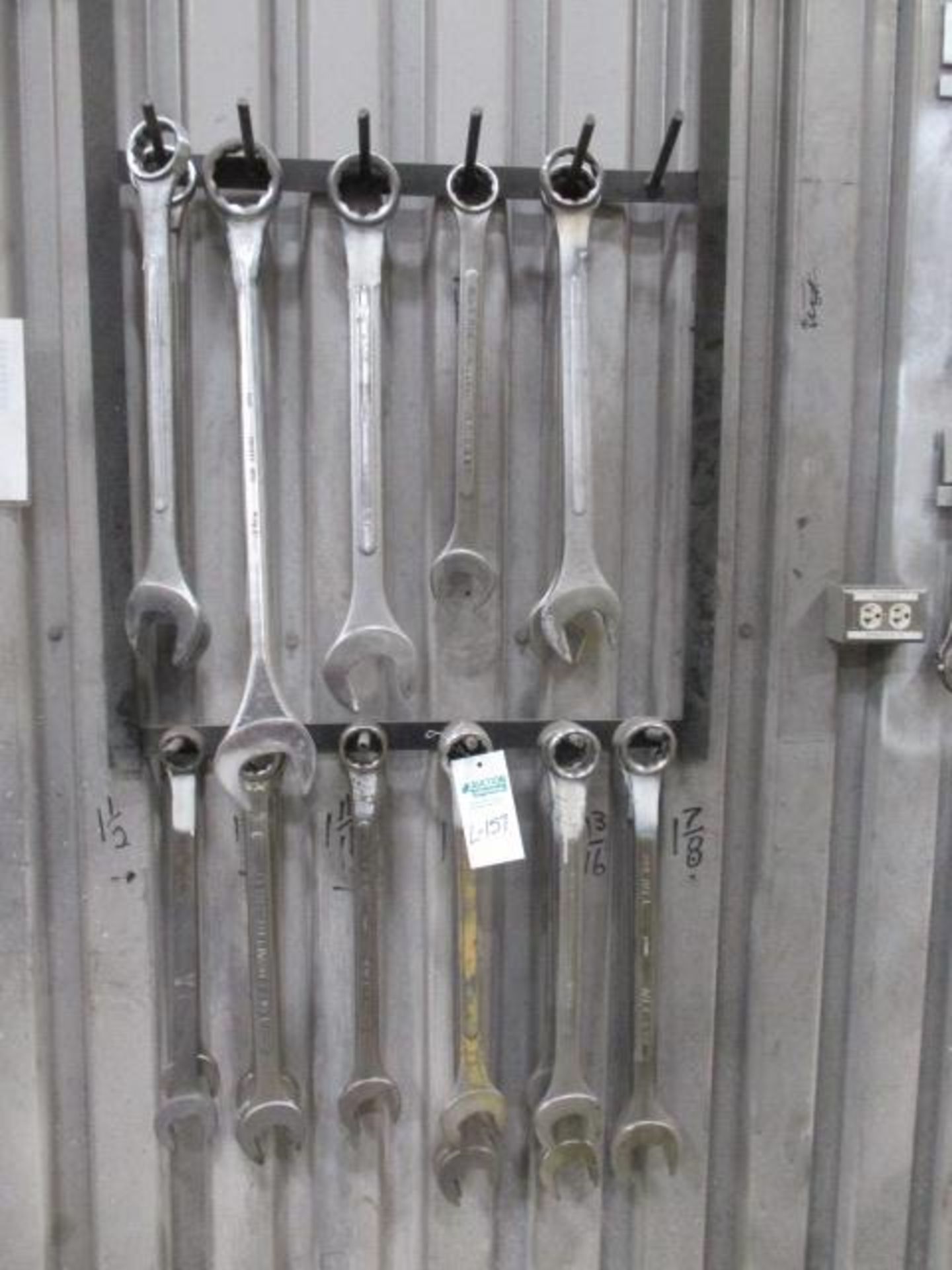 Wall Lot of Large Size Wrenches aprox 23