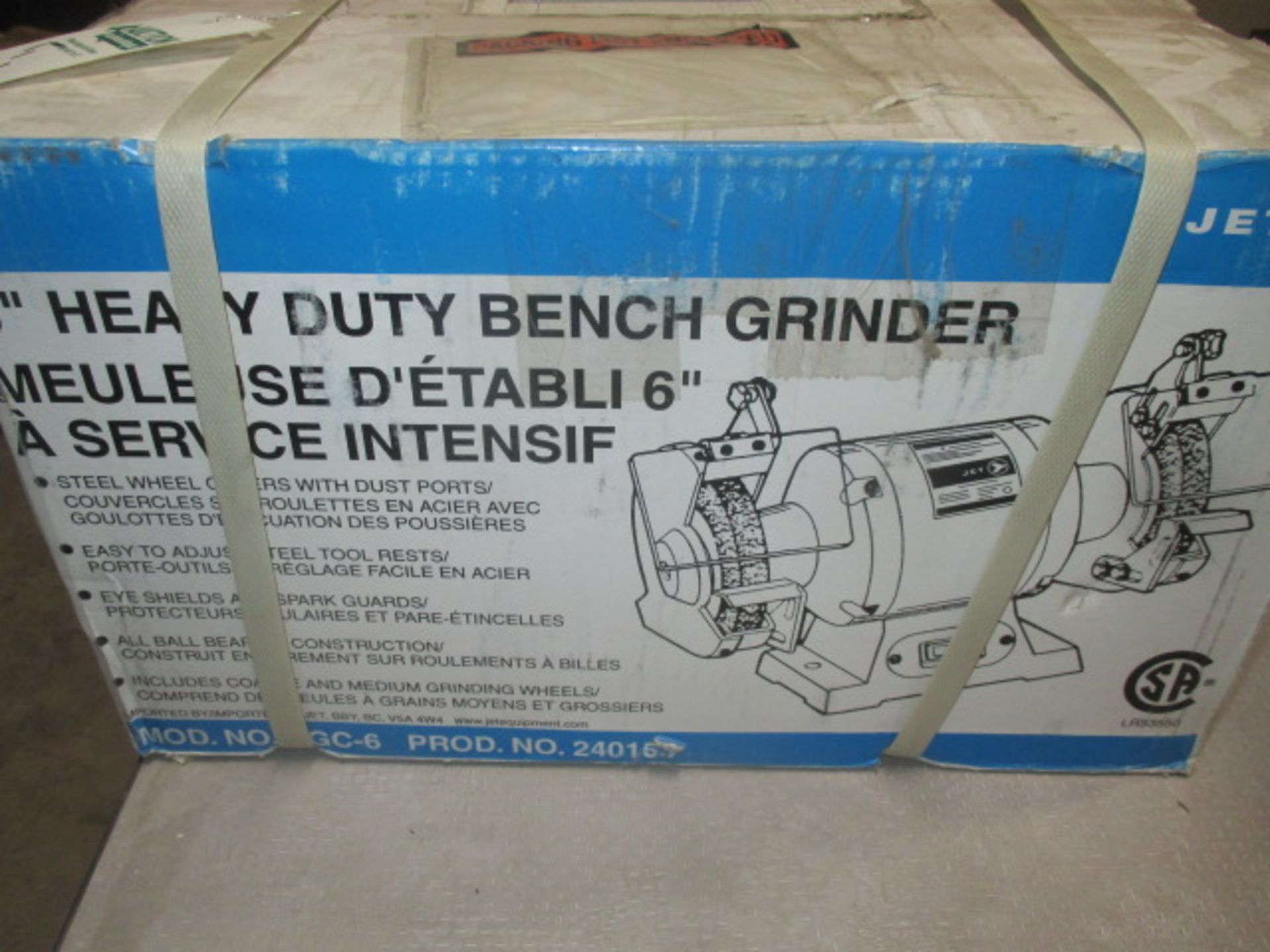 Brand New Jet 6" HD Bench Grinder