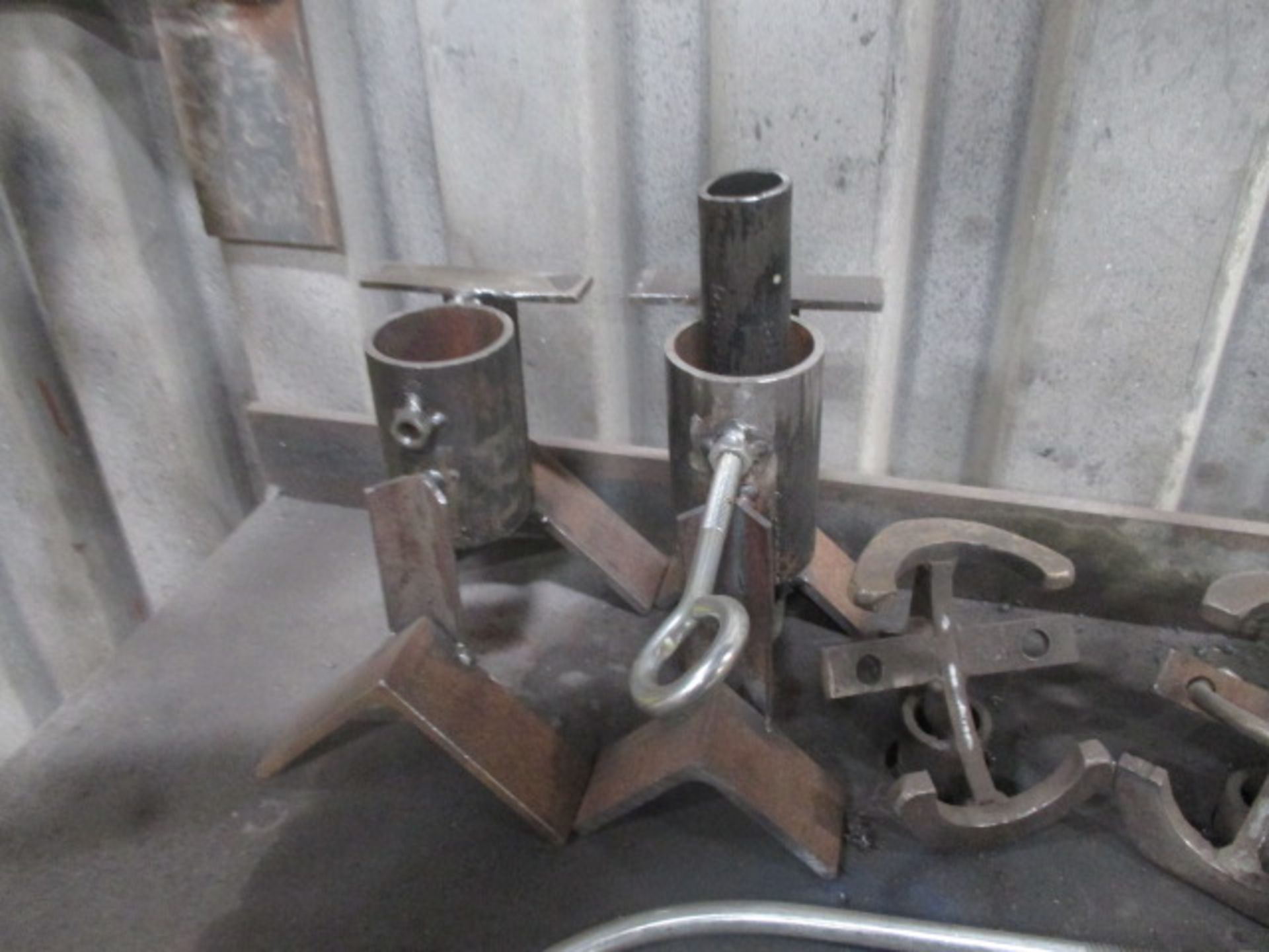 Metal Work Table and Contrents 78" X 22" ( Clamps and Hoblers)