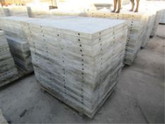 (20) 36" x 4' Western Laydown Concrete Forms, Smooth 6-12 Hole Pattern