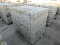 (20) 36" x 4' Western Laydown Concrete Forms, Smooth 6-12 Hole Pattern