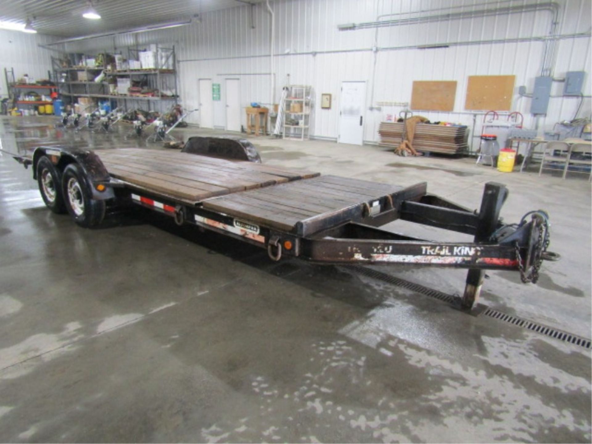 '03 Trail King Flatbed Tilt Trailer, Vin#1TKU020233M053747, Model #TKT12U-202, 16,300#, - Image 2 of 8