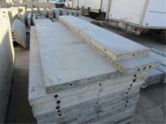 (1) 32"x7', (1) 12"x7', (1) 12"x7'4" Wall-Ties, Smooth 6-12 Hole Pattern Concrete Forms