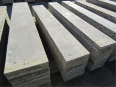 (9) 14" x 8' Western Concrete Forms, Smooth 6-12 Hole Pattern