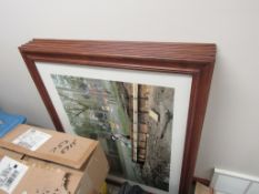 (5) 41" x 33" Pictures with Frames, On Office Wall