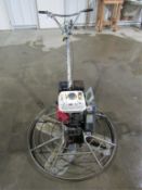 M-B-W, Model #F36/4 Concrete Power Trowel, Serial #1731693, Honda GX160 5.5