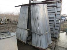 (53) 7'2" x 16" Aluminum Columns Wall-Ties, Concrete Forms