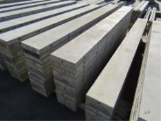(12) 10" x 9' Wall-Ties Fillers Concrete Forms, Smooth 6-12 Hole Pattern
