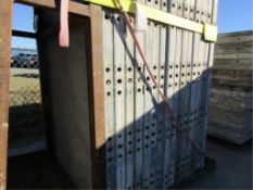 (15) 36" x 9' Western Elite Concrete Forms, Smooth 6-12 Hole Pattern Triple Punch/Gasket Attached