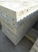 (4) 16" x 8' Western Jumps Concrete Forms, Smooth 6-12 Hole Pattern