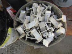 (126) Aluminum Clips (Approximately 126)