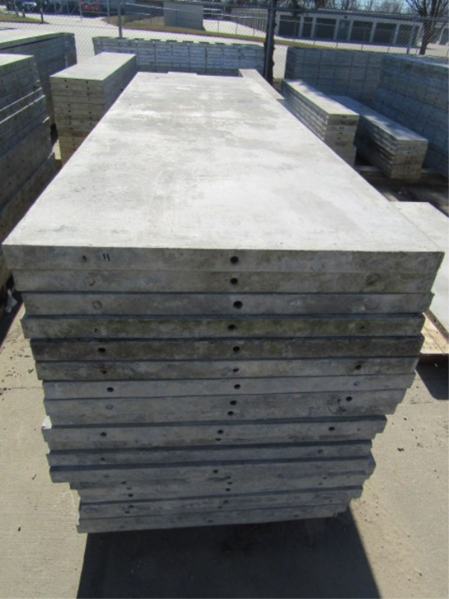 (20) 36" x 10' Wall-Ties/Precise Concrete Forms, Attached Hardware Smooth 6-12 Hole Pattern - Image 3 of 3