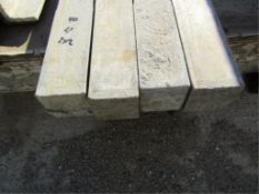 (4) 2" x 2" x 8' Western Concrete Forms, Smooth 6-12 Hole Pattern