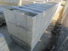 (20) 36" x 10' Wall-Ties/Precise Concrete Forms, Attached Hardware Smooth 6-12 Hole Pattern