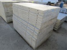 (20) 36" x 5' Wall-Ties Concrete Forms, Smooth 6-12 Hole Pattern