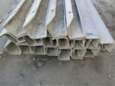 (33) 4" x 4" x 8' ISC Full Western Concrete Forms, Smooth 6-12 Hole Pattern