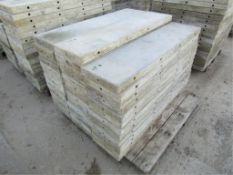 (13) 12" x 4' Western Concrete Forms, Smooth 6-12 Hole Pattern