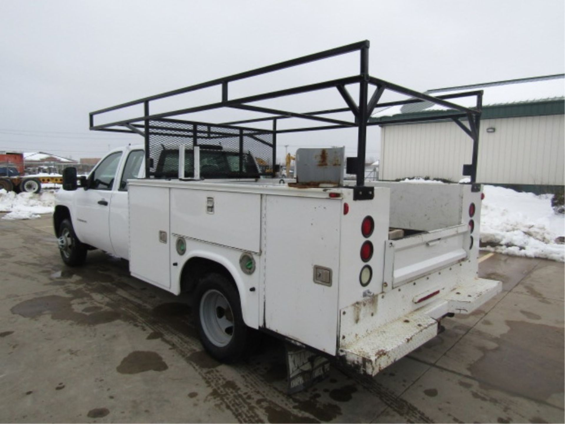 2008 Chevy Silverado K3500HD Crew Cab Utility 4x4, Truck, Vin # 1GBJK39628E217401, Allison Automatic - Image 4 of 27