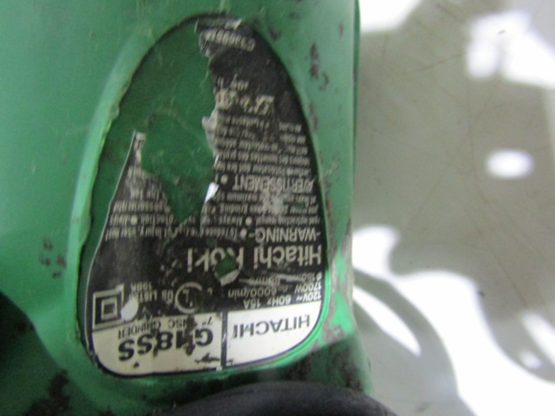 Hitachi G18SS 7" Disc Grinder - Image 2 of 2