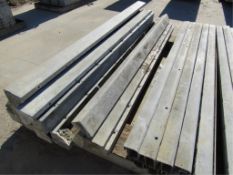 (4) 4" x 6" x 9' ISC Full Wall-Ties Concrete Forms, Smooth 6-12 Hole Pattern