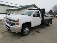 2016 Chevy Silverado 3500 Flatbed Truck, Vin#1GB3CYC82GF141216, Allison Automatic Transmission, 6.6L