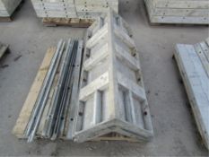 (3) 12" x 12" x 4' Wraps Western Concrete Forms, Smooth 6-12 Hole Pattern