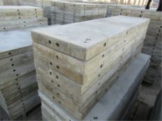 (7) 14" x 4' Western Concrete Forms, Smooth 6-12 Hole Pattern