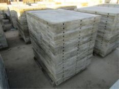 (20) 36" x 4' Western Laydown Concrete Forms, Smooth 6-12 Hole Pattern