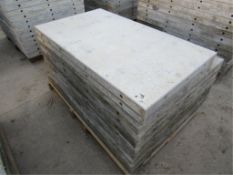 (2) 28" x 4' Western Concrete Forms, Smooth 6-12 Hole Pattern