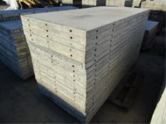 (20) 36" x 7' Wall-Ties Concrete Forms, Smooth 6-12 Hole Pattern