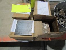 (8) New Boxes 4 1/2" Sq. Steel Plates