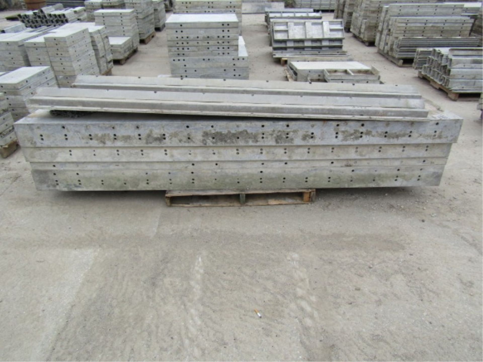 (8) 24" x 9' Laydowns with 6" off set Wall-Ties, Smooth 6-12 Hole Pattern Concrete Forms