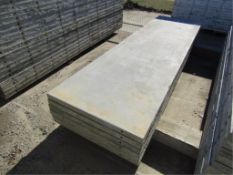 (6) 34" x 10' Wall-Ties/Precise Concrete Forms, Attached Hardware Smooth 6-12 Hole Pattern