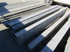 (7) 4" x 10' Wall-Ties/Precise Concrete Forms, Smooth 6-12 Hole Pattern