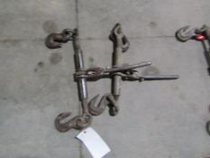 (2) Ratchet/Chain Binders