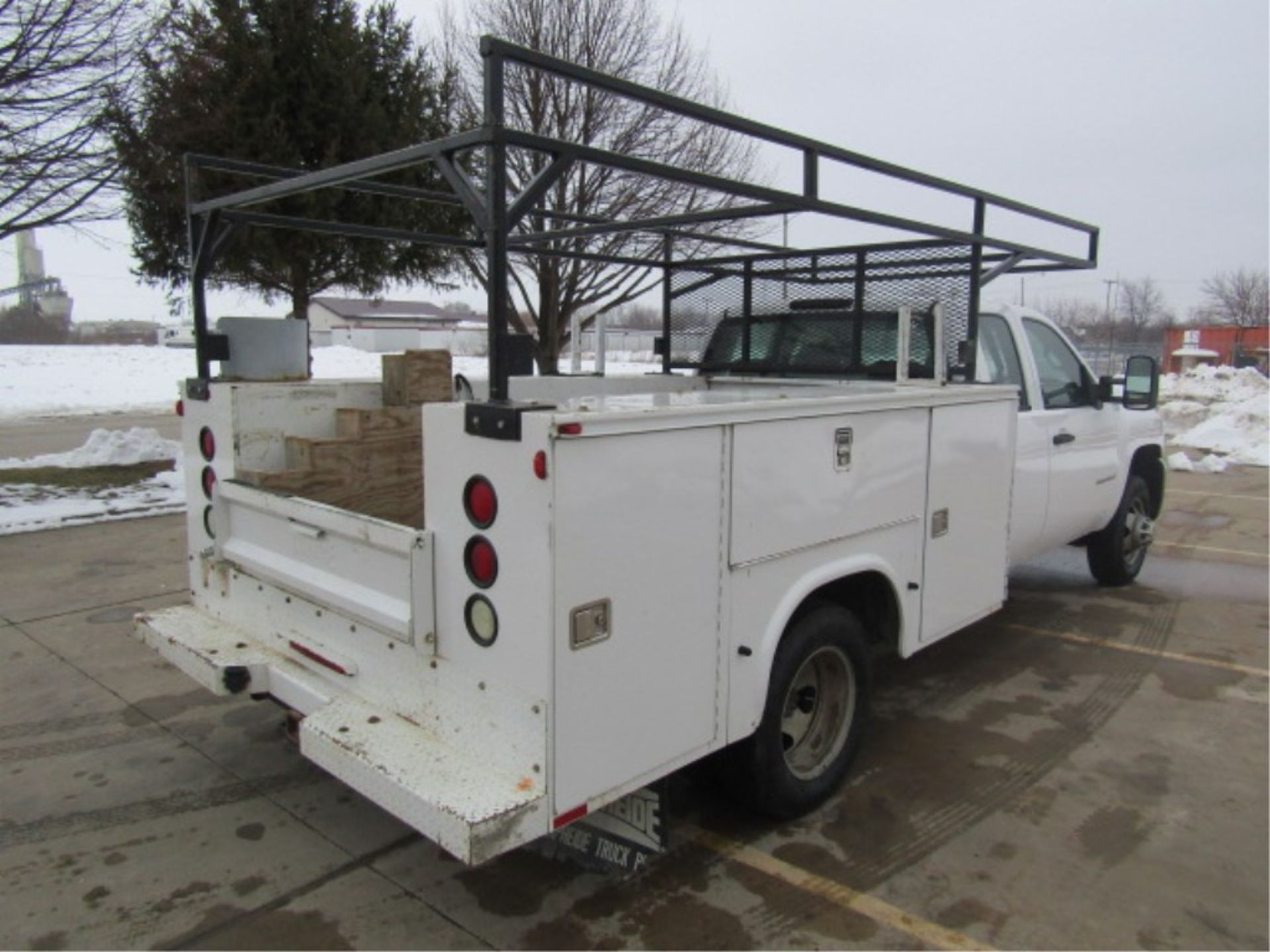 2008 Chevy Silverado K3500HD Crew Cab Utility 4x4, Truck, Vin # 1GBJK39628E217401, Allison Automatic - Image 3 of 27