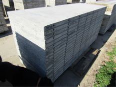 (20) 36" x 8' Western Concrete Forms, Smooth 6-12 Hole Pattern Single Punch/Gasket Attached